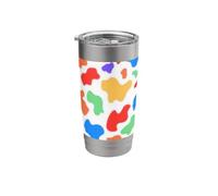 Colorful Cow Spots Pattern Stainless Steel Insulated Tumbler