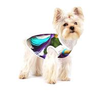 Colorful Cow's Head Small Pet Cotton Shirts Small - Breathable, Soft, Comfortable and Stylish for Daily Wear
