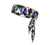 Colorful Cow's Head Sports Head Tie. Comfortable, Breathable, Fashionable, Unisex, Suitable for Running, Yoga, Fitness and Other Sports.