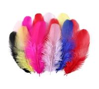 Colorful Craft Rooster Feathers 900pcs 3-5inch Colored Bulk Natural for Crafting Kindergarten DIY Crafts,Home Wedding Party Decoration,Dream Catcher Supplies (Mixed Color)