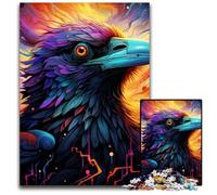 Colorful Crow Puzzles 1000 Pieces for Adults Jigsaw Puzzles for Adults Family Activity, DIY Home Decor, 26X38CM/10.23x14.96inch