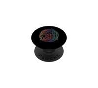 Colorful Cryptid Creature Squad Bigfoot Alien Mothman PopSockets Adhesive PopGrip