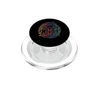 Colorful Cryptid Creature Squad Bigfoot Alien Mothman PopSockets PopGrip for MagSafe