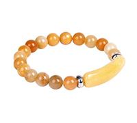 Colorful Crystal Bracelets Crystal Bracelet Beads Heart Bracelet Natural Stone With Gravel Bracelets Handmade Anxiety Jewelry For Women (E, One Size)