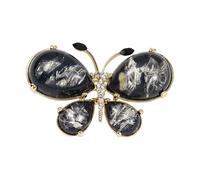 Colorful Crystal Butterfly Dress Pin Elegant Women Accessories Stylish Lapel Pin Adornment For Christmas Parties Event Sparkling Birthday Gift Jewelry For Mothers And Wives