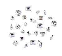 Colorful Crystal Diamonds 30Pieces Designs Rhinestones 3D Stones DIY-Nail Accessories