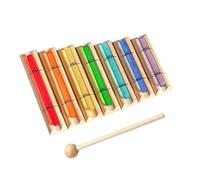 Colorful Crystal Energy Bar Chime Set & Single Pack- 432Hz C7/D7/E7/F7/G7/A7/B7/C8 Note Hand Wind Chime Bell Percussion(8Pce Set)