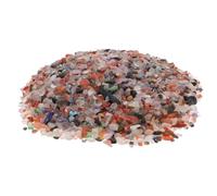 Colorful Crystal Gravel for Aquarium and Fish Tank Decorative Rocks | White Crystal Pieces, Safe for Shrimp and Fish, Garden Path and Potted Decor