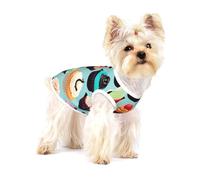 Colorful Cupcakes print Tshirts for Small Dogs Dog's Fashion Shirt Breathable Sleeveless Shirts for Small Dogs