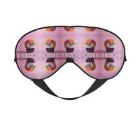 Colorful Cupcakes Rainbow Flower Cake Eye Mask for Sleeping, Sleeping Mask Blocking Out Light Perfectly for Women and Men, Soft and Comfortable Blindfold for Travelling