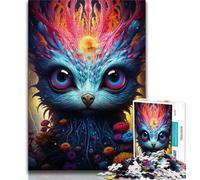 Colorful Cute Cat Puzzles for Adults Teens 1000 Pieces,Learning Educational Toys Family Games with Matching Poster And Trivia Sheet (38x26cm)