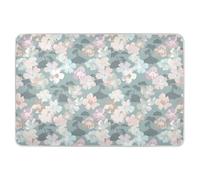 Colorful Cute Flowers Extra Large Resuable Baby Bed Pad Highly Absorbent Baby Diaper Changing Pad Portable Pee Mats for Kids Adults Pets 52" L x 34" W