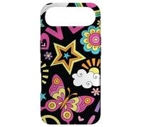 Colorful Cute Retro Sketches Butterfly Stars Clouds Hearts Case for iPhone Air