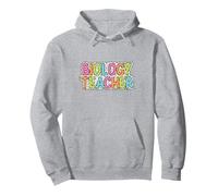 Colorful Design for Dedicated Biology Teacher Pullover Hoodie