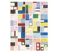 Colorful Designs Stick Note Pad with Easy Tear, Timing planning | Easy Tear Design, Multipurpose Note Book Perfect for Journals Calendars Organization, Paper, Bright Color