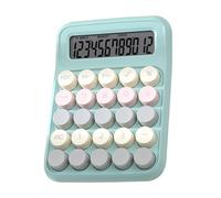 Colorful Desktop Calculator Large LCD Display 12 Digit Mechanical Calculator Electronic For Student Teacher Colorful