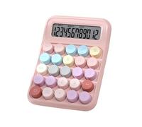 Colorful Desktop Calculator Large LCD Display 12 Digit Mechanical Calculator Electronic For Student Teacher Colorful