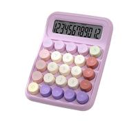 Colorful Desktop Calculator Large LCD Display 12 Digit Mechanical Calculator Electronic For Student Teacher Colorful