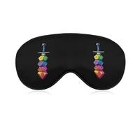 Colorful Dice Collector Sword Sleep Mask Breathable Light-Blocking Eye Masks for Men Women
