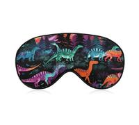 Colorful Dinosaurs Eye Mask Sleep Mask Eye Masks for Sleep Sleep Masks for Women Men Sleeping Mask Travel Eye Mask Sleep Mask Blackout Funny Sleep Mask Cute Sleep Mask