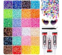 Colorful DIY Resin Rhinestone Kit, Bedazzling Kit with Glue, 42000Pcs 40 Colors Jelly Rhinestones for Bedazzling, Nail Gems & Crafting Supplies for Shoes Clothing Book Makeup (24000PCS-C)
