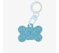 Colorful Dog Paw Printing Bone Shape Dog Tags Double Sided Personalized Pet Pendants for Dogs and Cats