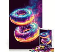 Colorful Donuts with Sprinkles Jigsaw Puzzles for Adults1000 Pieces DownTime Game Calm Daily Fun Challenge Nice Art (50x75cm)