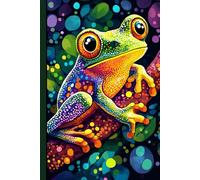 Colorful Dots of Life Notebook - Tree Frog: blank lined 6x9 notebook 120 pages
