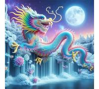 Colorful Dragon 70 Piece Jigsaw Puzzles for Adults and Kids, Impossible Puzzle, Jigsaws 70 pieces for adults Gifts, Difficult jigsaw puzzles for The Whole Family