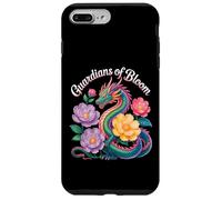 Colorful Dragon Guardians of Bloom Fantasy Floral Design Case for iPhone 7 Plus/8 Plus