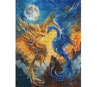Colorful Dragon Jigsaw Puzzle 2000 Piece, Puzzles for Adults 2000, The Impossible Challenge, Jigsaw Puzzle Games Classic Educational, Wooden Puzzles, for Home Wall Decoration Gift FNKL1-121