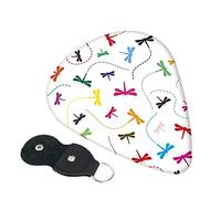Colorful Dragonfly Guitar Picks, 6 Pack Includes Thin(.46mm), Medium(.71mm) & Heavy Gauges(.96mm) Suitable For Guitar, Ukulele, Etc.