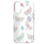 Colorful Dragonfly Pattern For Women Girls Cute Aesthetic Case for iPhone 17