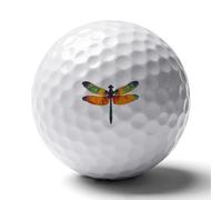Colorful Dragonfly Professional Standard Golf Balls Double-sided Printing Performance Ball Gift for Boyfriend Husband Father