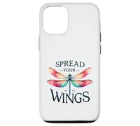 Colorful Dragonfly Spread Your Wings Inspirational Design Case for iPhone 12/12 Pro
