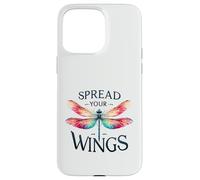 Colorful Dragonfly Spread Your Wings Inspirational Design Case for iPhone 15 Pro Max