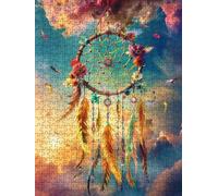 Colorful Dream Catcher Jigsaw Puzzle 2000 Piece, Puzzles for Adults 2000, The Impossible Challenge, Jigsaw Puzzle Games Classic Educational, Wooden Puzzles, for Home Wall Decoration Gift FNKL1-88