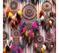 Colorful Dream Catchers 90 Piece Jigsaw Puzzles for Adults and Kids, Impossible Puzzle, Jigsaws 90 pieces for adults Gifts, Difficult jigsaw puzzles for The Whole Family