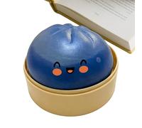 Colorful Dumplings Stress Balls, Novlety Giant Dumpling Fidget Toy Soft Glitter Sensory Ball Bun With Food Steamer Squeeze Dough For Boys Girls Children Adults