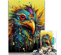 Colorful Eagle 1000 Piece Jigsaw Puzzle for Adults And Teenagers,Decompressing Intellectual Educational Toy Secret Santa Gifts (38x26cm)