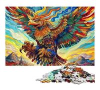 Colorful Eagle 1000 Pieces Puzzles for Adults cardboard Jigsaw Puzzles for Home Decor, Brain Training 26X38CM/10.23x14.96inch