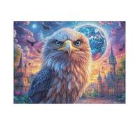 Colorful Eagle by Fantasy Castle 500 Piece Count Premium Jigsaw Puzzle For Adults Teens 14+ Concentration Training Indoor Game Family Game Night 500 PCS