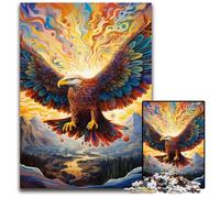 Colorful Eagle Jigsaw Puzzles for Adults 1000 Piece Jigsaw Puzzles for Adults for Family And Friends, Suitable for Ages 14+ 50x75CM/19.68x29.52inch