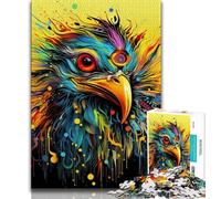 Colorful Eagle JigsawPuzzle 1000 Pieces for Teenagers,Challenging Game And Family Play Wall Decoration Unique Birthday And Xmas Gifts (38x26cm)