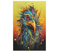 Colorful Eagle Wooden Jigsaw Puzzles for Adults 1000 Piece Puzzle for Kids & Teens, Fun Educational Games for Family Game Night 78×53cm