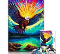 Colorful Eagle3 1000 Piece Jigsaw Puzzles for Adults & Teens,Help The Brain Exercise Addictive Toys to Cultivate Patience Suitable for Couples (75x50cm)