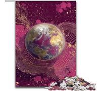 Colorful Earth Art 1000 Piece Jigsaw Puzzle for Adults And Teenagers, Perfect for Game Nights, Colorful Toy for Home Gift (50x75cm)