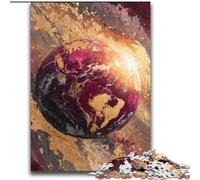 Colorful Earth Art 2000 Piece Jigsaw Puzzle for Adults Teens, Learning Educational Toys Family Games with Matching Poster And Trivia Sheet (70x100cm)