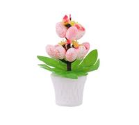Colorful Easter Egg Tree Branch Bonsa Decorative Potting Plant Holiday Celebration Accessories Desktop Decor