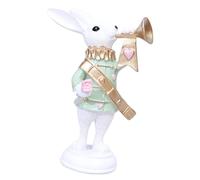 Colorful Easter Themed Bunny with Wand Decorative Tabletop Display